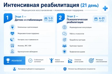 Реабилитация за 21 день в Шаховской